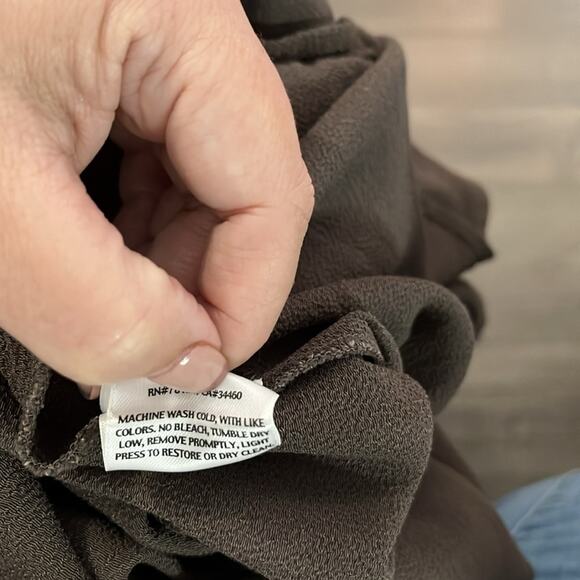 Eileen Fisher Light Brown Pull On A Line Skirt Size Small - Picture 6 of 7